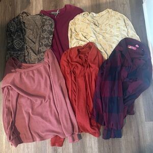 Assorted Women's Sweaters and Tops